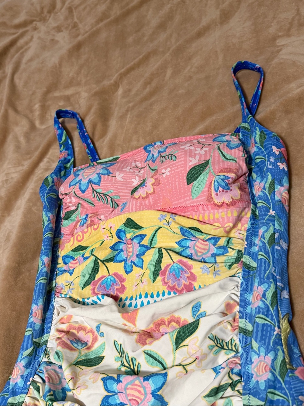 Johnny Was Roomba Raa Floral One-Piece Swimsuit Women’s Large Resort Travel - Picture 2 of 8